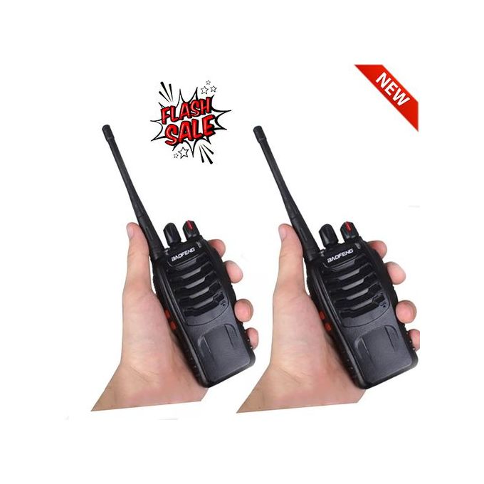 Walkie Talkie Long Range Two Way Radio 2x BF-888S