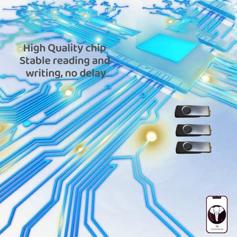 Foldable Metal Plastic Rotational USB Flash Disk 64G 128G Flash Drive Storage  Flash Memory Disk,Plug In and Stay,Storage USB for Laptop, Tablet, Car PC Memory Stick Data Storage Silver Easy to carry