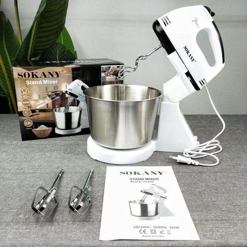 Sokany Stand Mixer 2 Litre Stainless Steel Mixing Bowl
