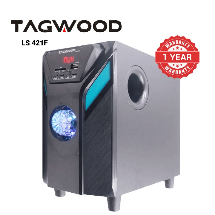 (New Arrival)TAGWOOD LS-421F 2.1CH 6000W PMPO WOOFER Home Audio SPEAKER BLUETOOTH/FM/SB/USB Subwoofer Speaker System