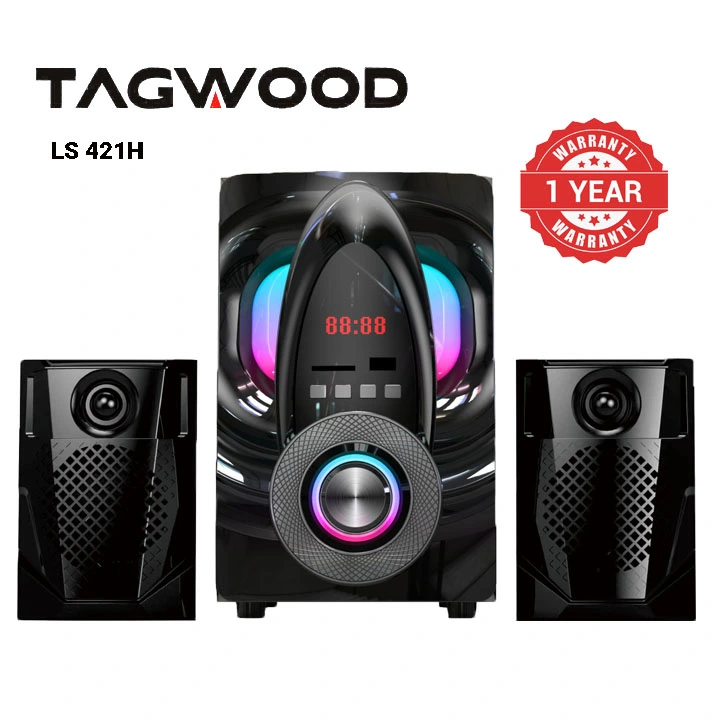(New Arrival) TAGWOOD LS-421H 2.1CH 6000W PMPO Woofer Home Audio Speaker Bluetooth Speaker /FM/SB/USB Subwoofer Speaker System