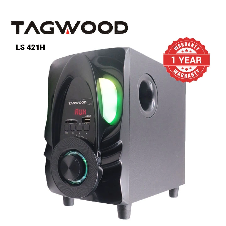 (New Arrival) TAGWOOD LS-421H 2.1CH 6000W PMPO Woofer Home Audio Speaker Bluetooth Speaker /FM/SB/USB Subwoofer Speaker System