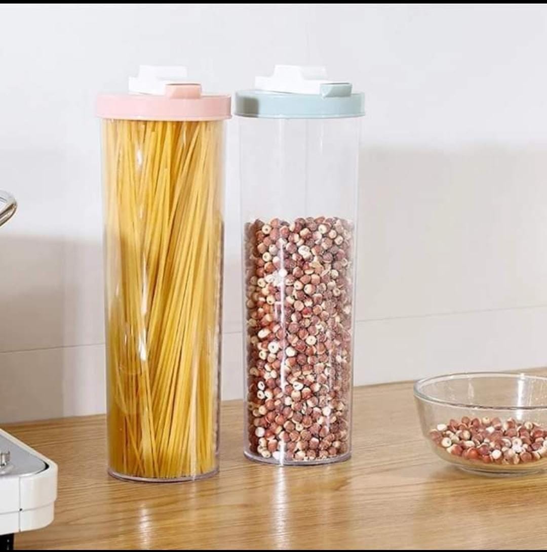 New airtight multi-purpose spaghetti, noodles, and cereal containers are now available
