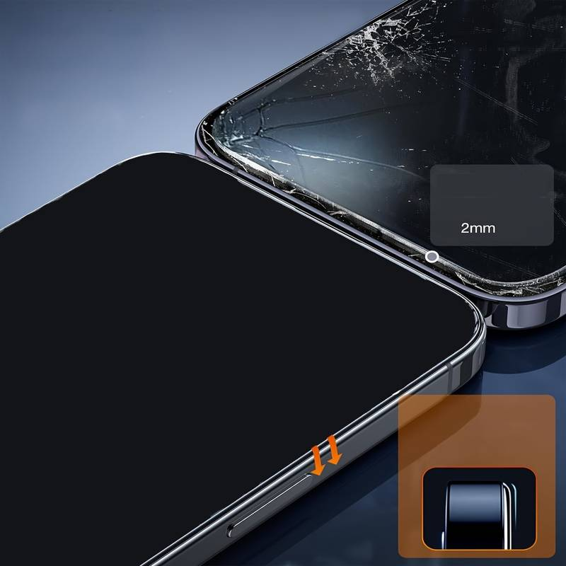 3pcs Tempered Glass Protective Film For Iphone15/14/13/12/11 Plus/Pro/ProMax, Phone Screen Protector Film With Simple Installation Tool