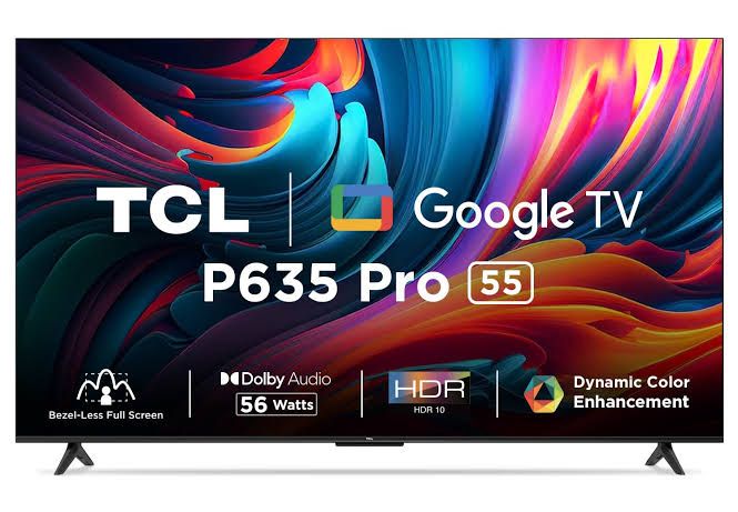 TCL 55 Inch Google android Tv UHD 4K Frameless LED TV-YouTube, Netflix-Smart Tvs