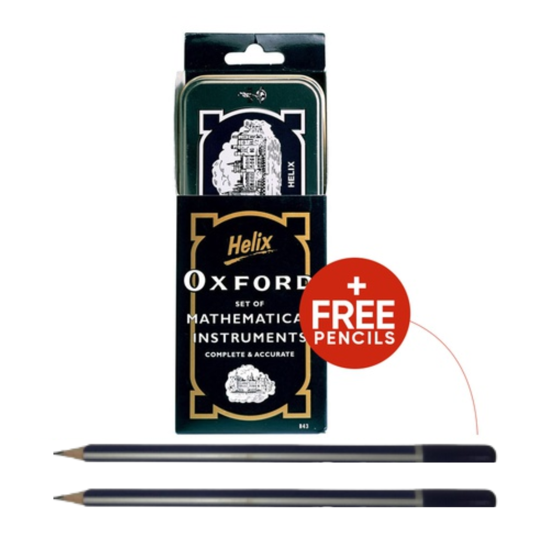 Helix Oxford Mathematical Set (Geometric set) with free pencils