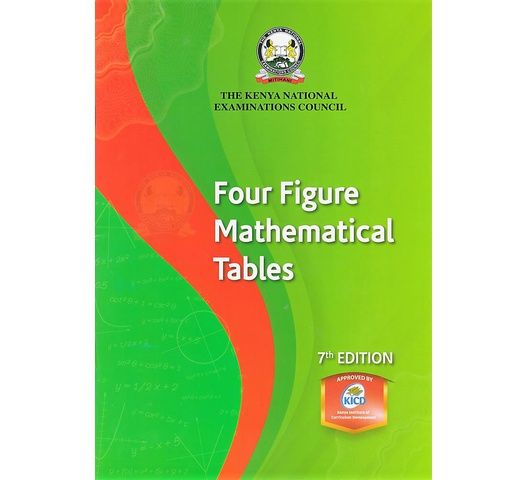 KNEC Four figure Maths tables 7th Edition
