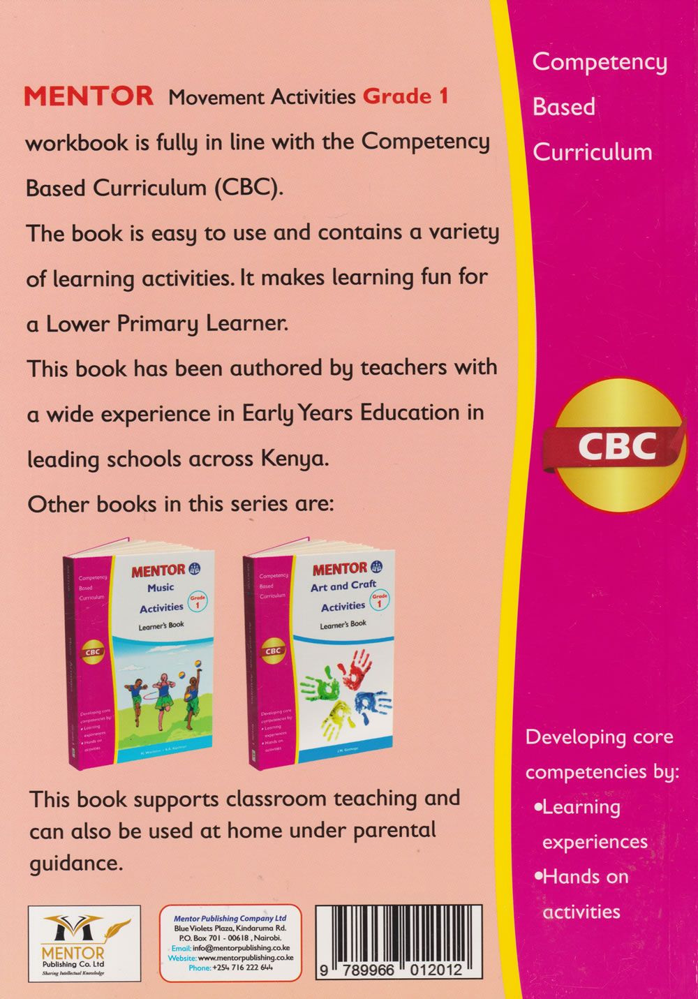 Mentor Movement Activities Grade 1