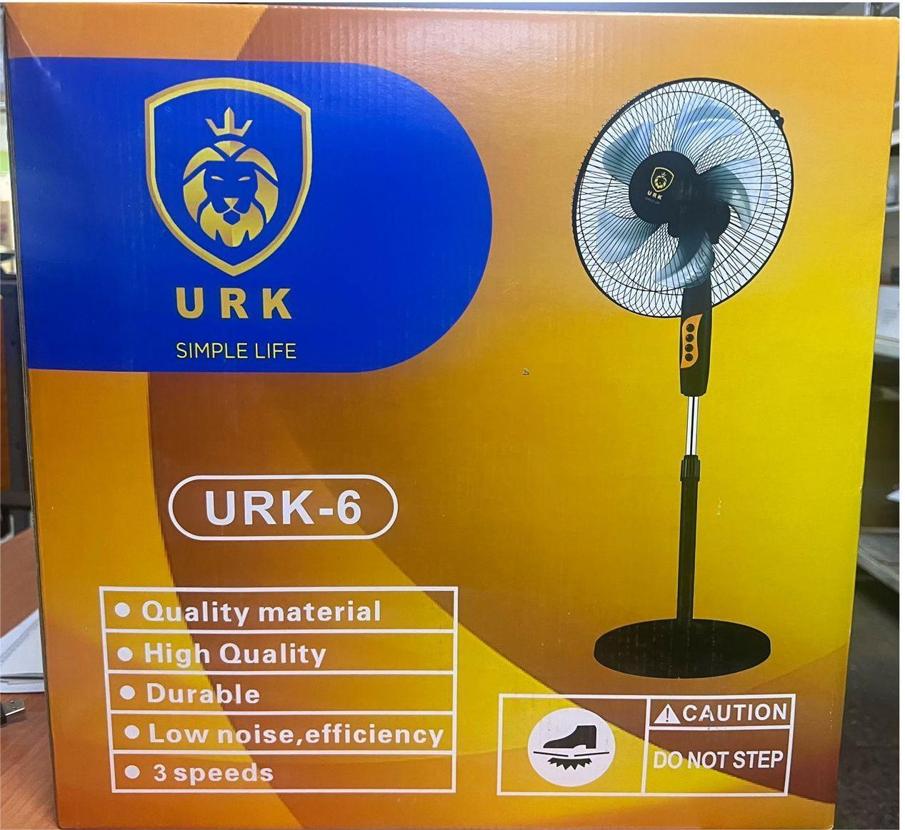 URK 16" Modern Standing Quiet Fan to Cool Your Surrounding Enjoy coolness at your place whether in the office, at home, or outdoors with this unique modern fan