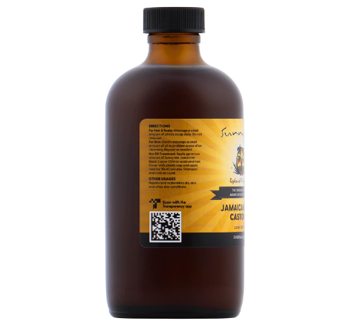 Sunny Isle Jamaican Black Castor Oil 100% Natural Treatment for Hair, Scalp and Skin