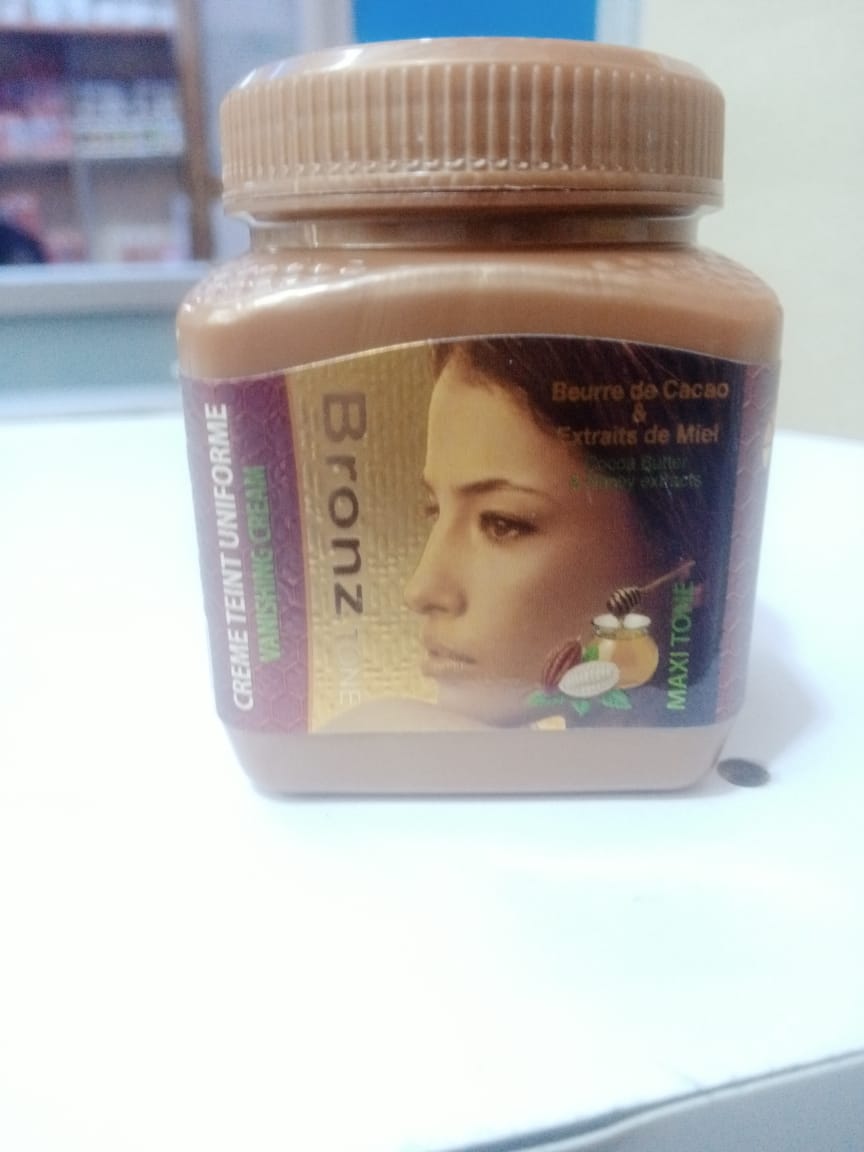 Bronze Tone Maxi Tone Jar Cream With Cocoa Butter & Honey