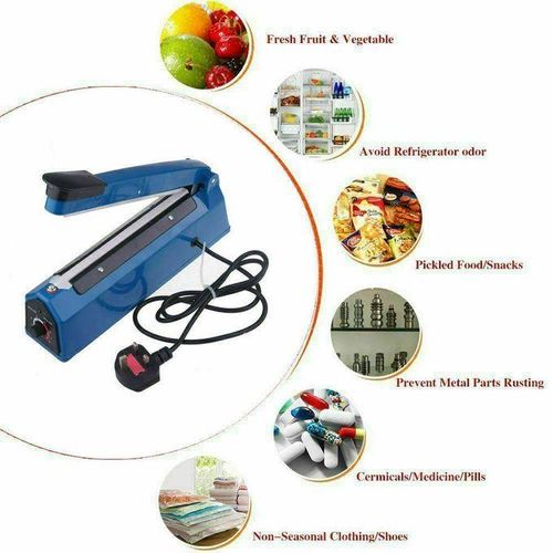 12'' Impulse Heat Sealer 300mm Electric Plastic Poly Bag Hand Sealing Machine