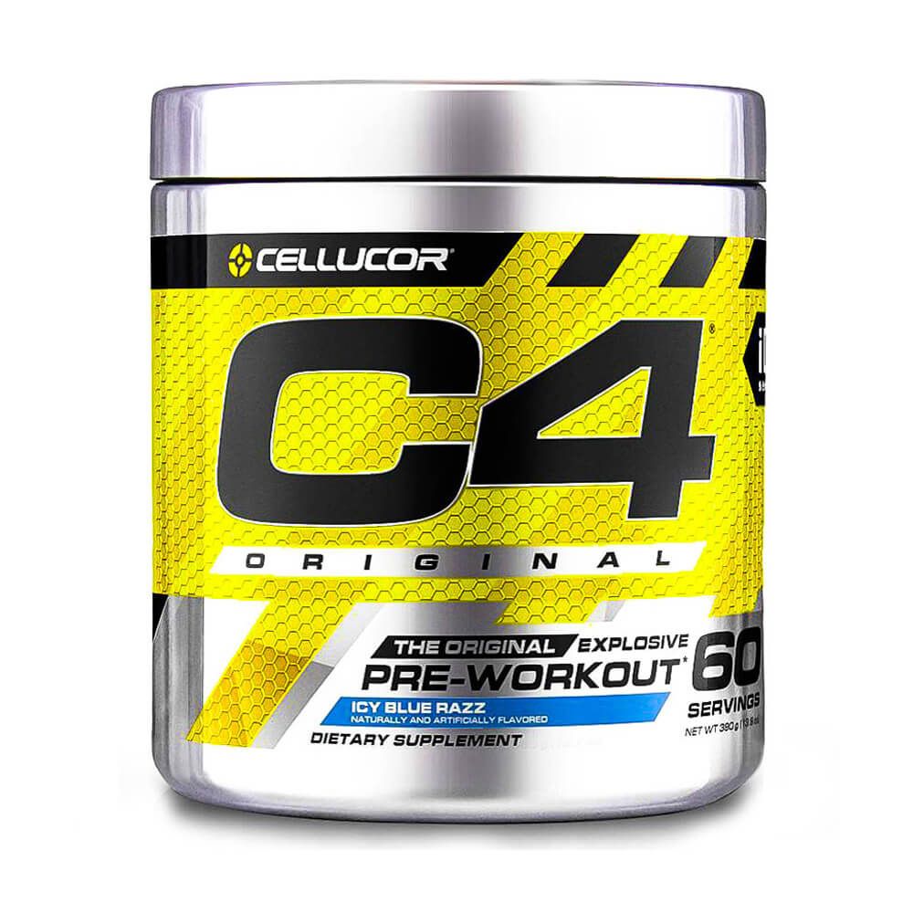 Cellucor C4 Original Pre-Workout, 390 g (0.85 lb), Icy Blue Razz