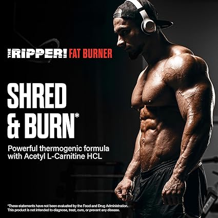 JNX SPORTS® The Ripper! Shredding Thermogenic Fat Burner for Men & Women – Fast Acting Stim Thermogenesis, Appetite Suppressant, Extreme Energy & Focus Supplement – Raspberry Lemonade, 30 Servings