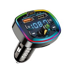 New Arrival Car Wireless FM Transmitter | Bluetooth Car Adapter | USB Fast Charger | Noise Cancellation Hands-Free Calling & Music Player | Ideal for Cars, SUVs, Trucks & Travel