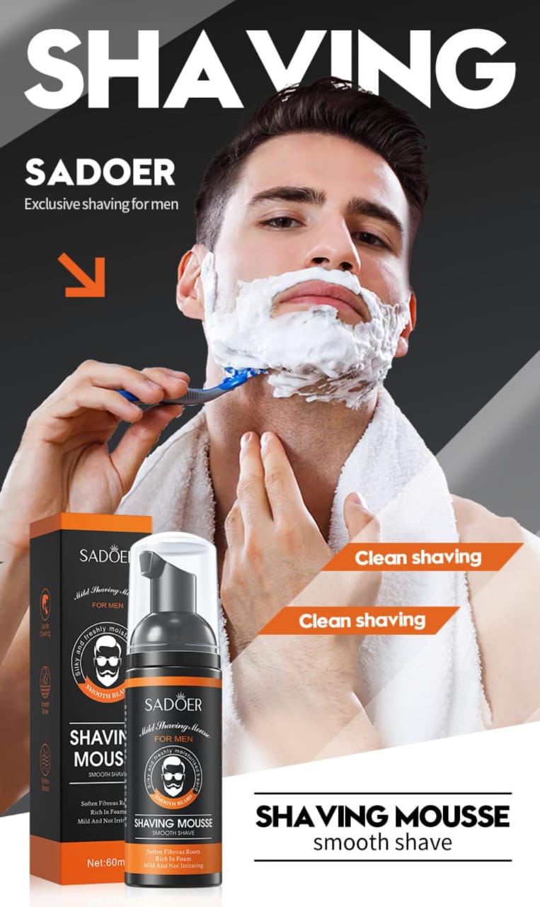 SADOER Smooth Shave Mild Shaving Mousse