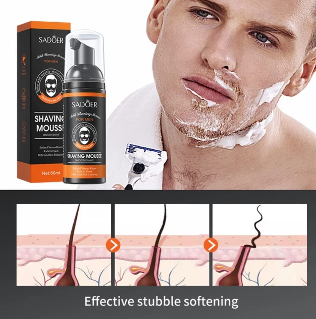 SADOER Smooth Shave Mild Shaving Mousse