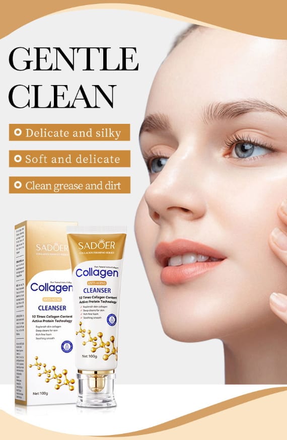 SADOER Collagen Anti-Aging, Anti Wrinkle Face Cleanser