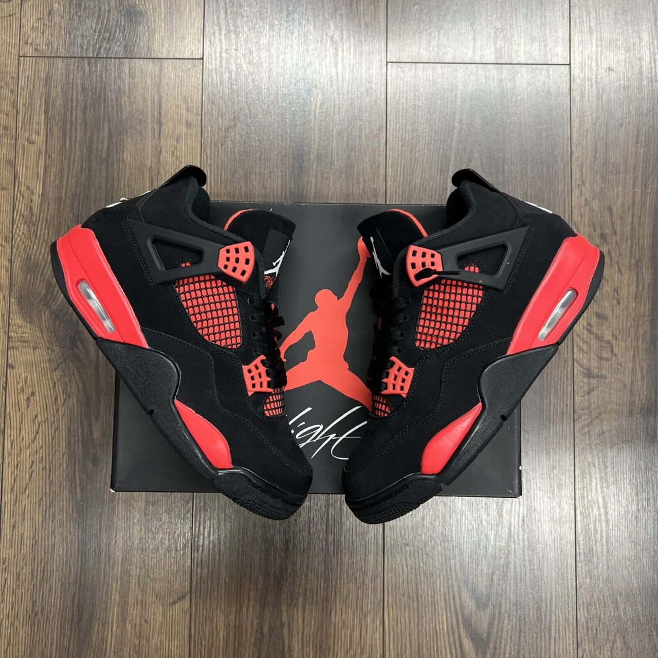 Jordan Kids Air Jordan 4 Retro "Red Thunder" Sneakers