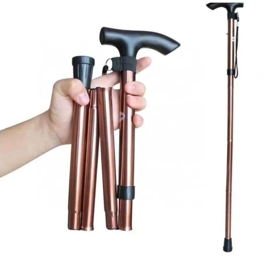Aluminum Walking Stick Folding Travel Walking Stick