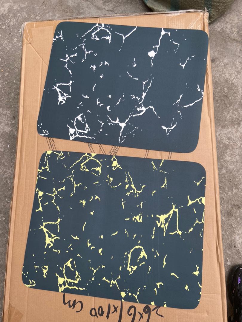 Bright Colored Stripe Carpet kitchen Mats Anti-slip High Water Absorbing  40* 50cm