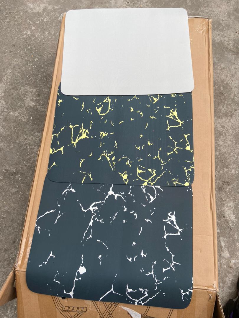 Bright Colored Stripe Carpet kitchen Mats Anti-slip High Water Absorbing  40* 50cm