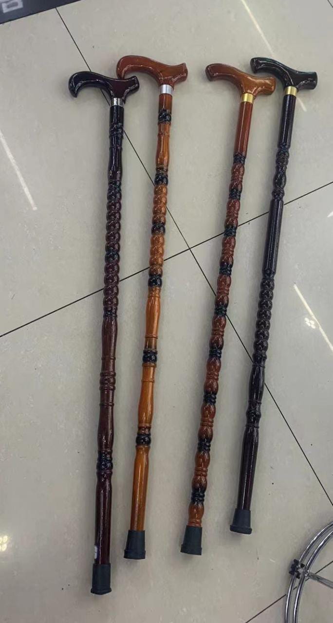 Wooden Walking Sticks Cane Elderly Solid Wood Crutches 96 Cm Long According To The Needs Of Their Own Short-cut Mobility Aid for Elderly, Seniors & Handicap