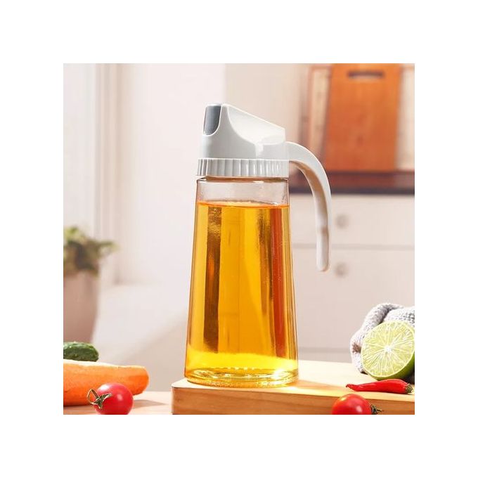 Glass Jar Oil/Vinegar Dispenser Bottle