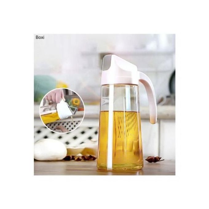 Glass Jar Oil/Vinegar Dispenser Bottle