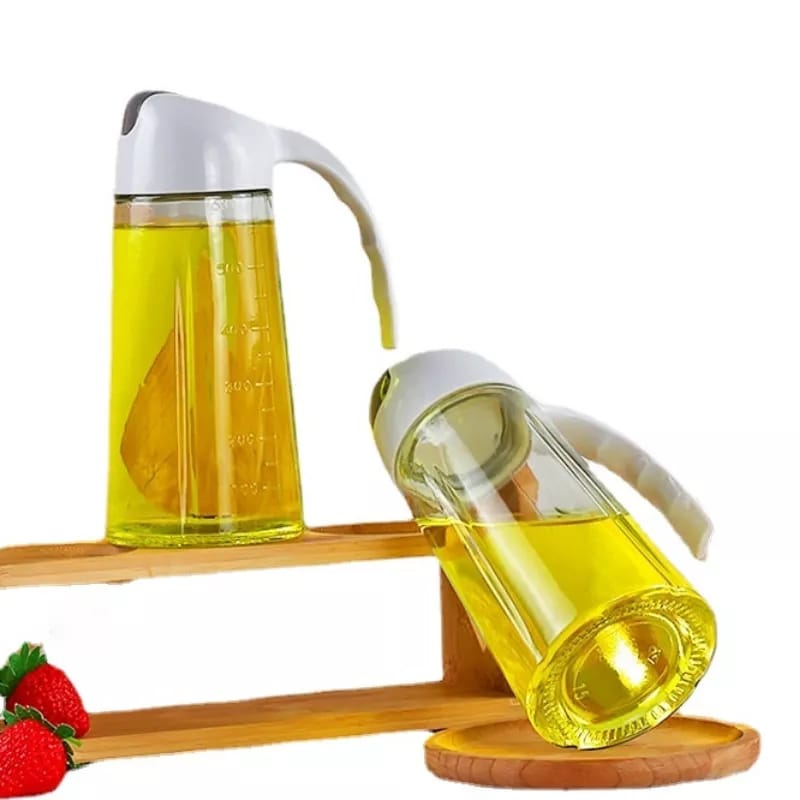 Glass Jar Oil/Vinegar Dispenser Bottle