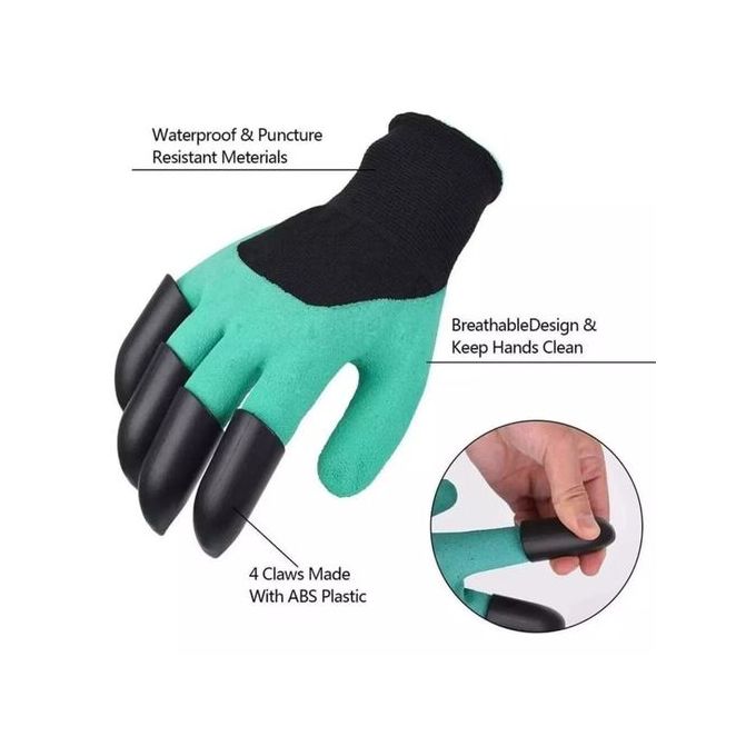 Breathable Gardening Gloves With Claws For Digging & Planting