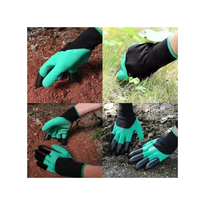 Breathable Gardening Gloves With Claws For Digging & Planting