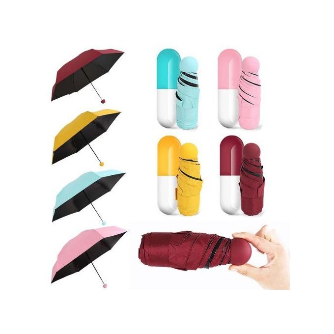 Fashion Capsule Umbrella, Ultra Lights And Mini Umbrella With Cute Capsule Case