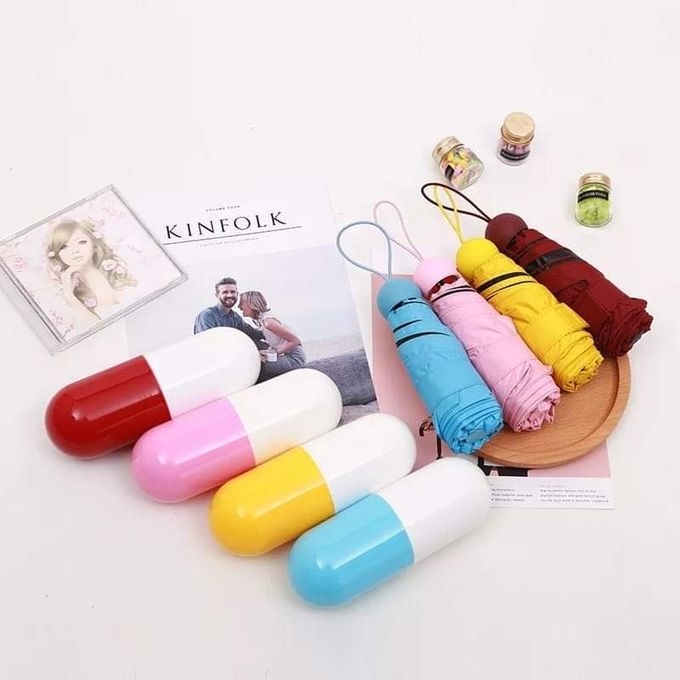 Fashion Capsule Umbrella, Ultra Lights And Mini Umbrella With Cute Capsule Case