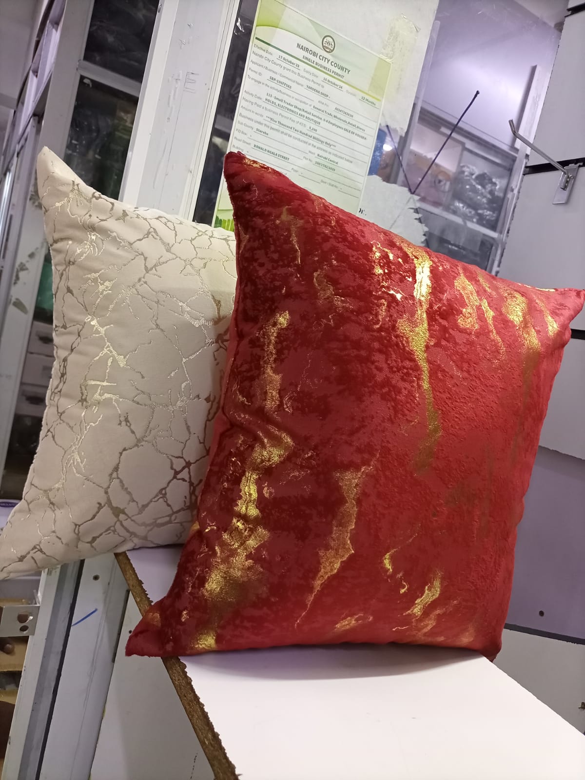 Velvet material throw pillow covers