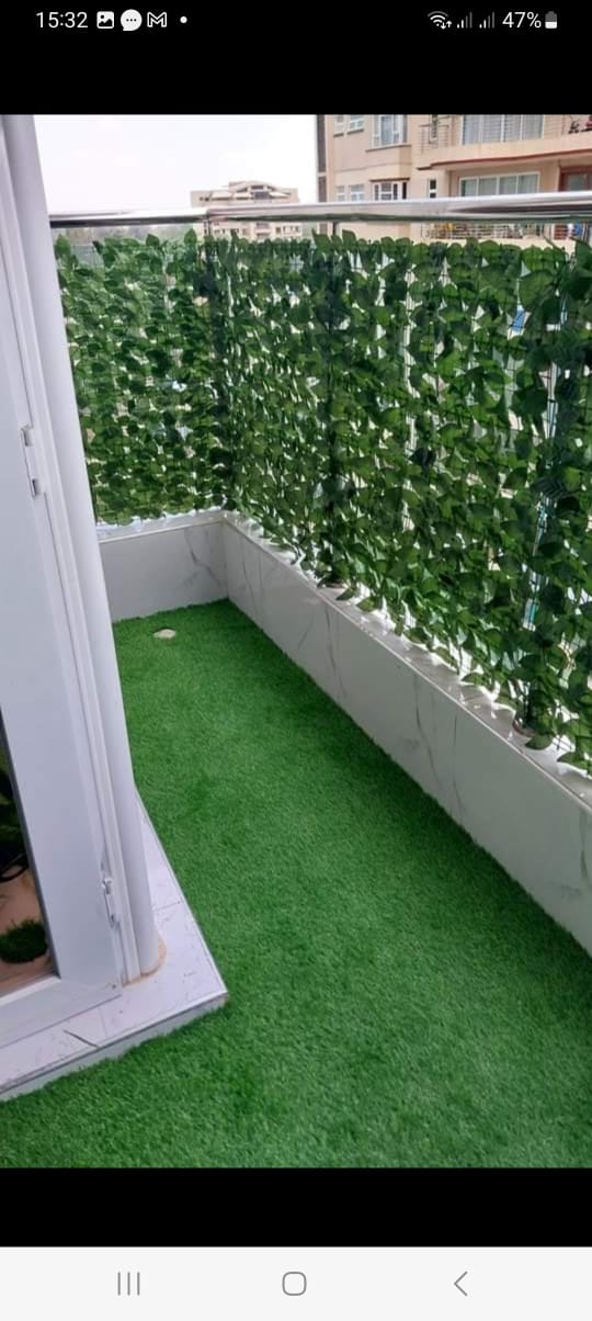 Offer!!! artificial ivy privacy fence/ hedge/ balcony privacy fence 1mx3m
