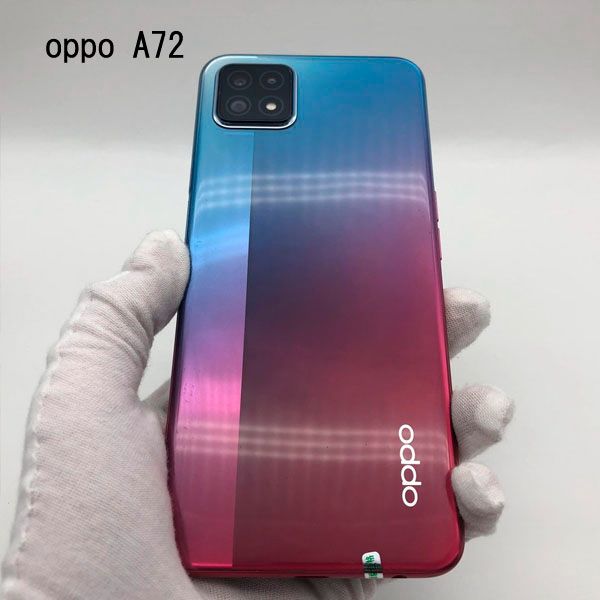 Refurbished OPPO A72 128GB+8GB 6.5'' Face unlock fingerprint unlock 4040mAh Battery Smart Phones Dual SIM 26MP+8MP Camera Mobile phones Dimensity 720 processor 5G