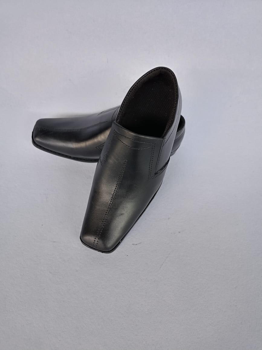 High Quality Boys (children,kids) official sharpshooter slip on shoes with no laces  made from pure genuine leather, good for wedding ceremonies and outings