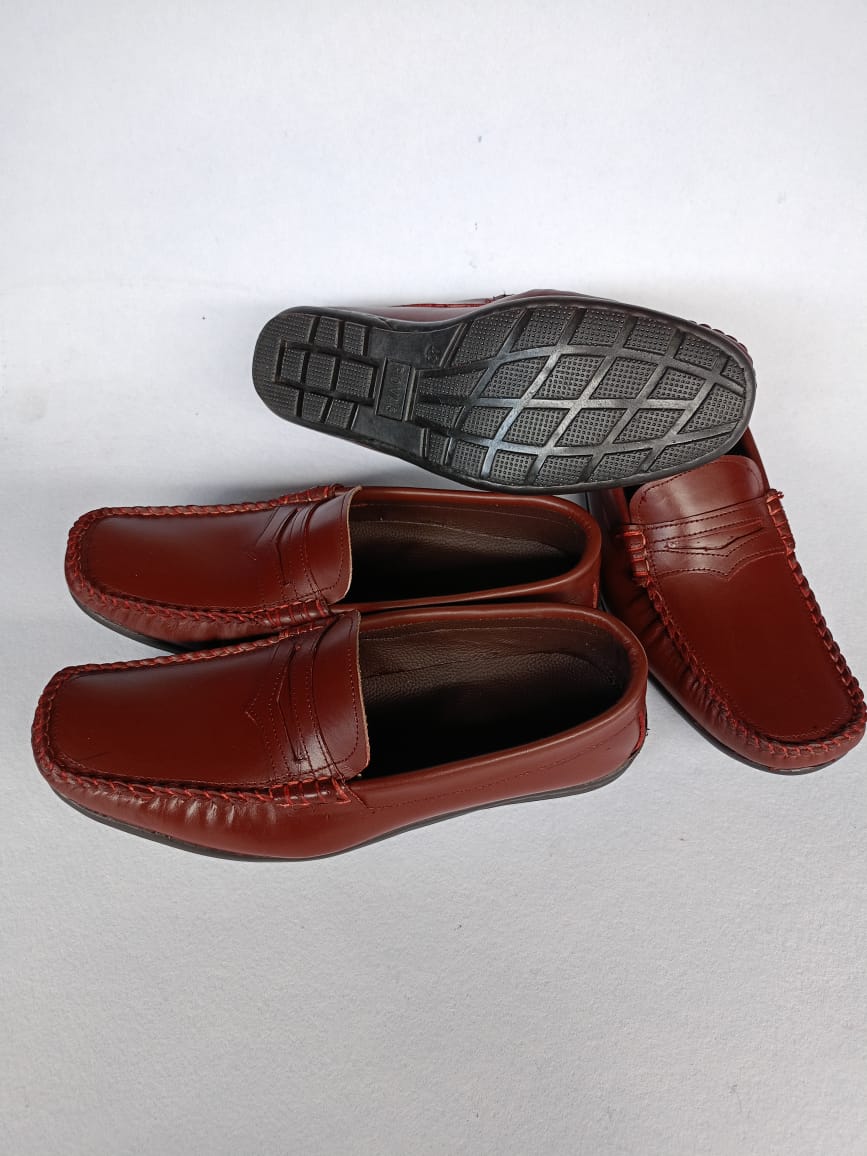Mens casual Lophas, high quality fashionable durable pure genuine mens leather slip on Lopha shoes wearable at all occasions available in all sizes