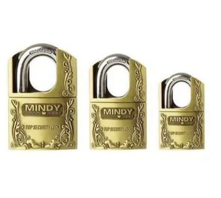 Padlock Mindy padlock {BIG SALE}Mindy Top Anti-Burglar Theft Zinc Alloy High Security Padlock With 3 KeysHard to copy with high precision