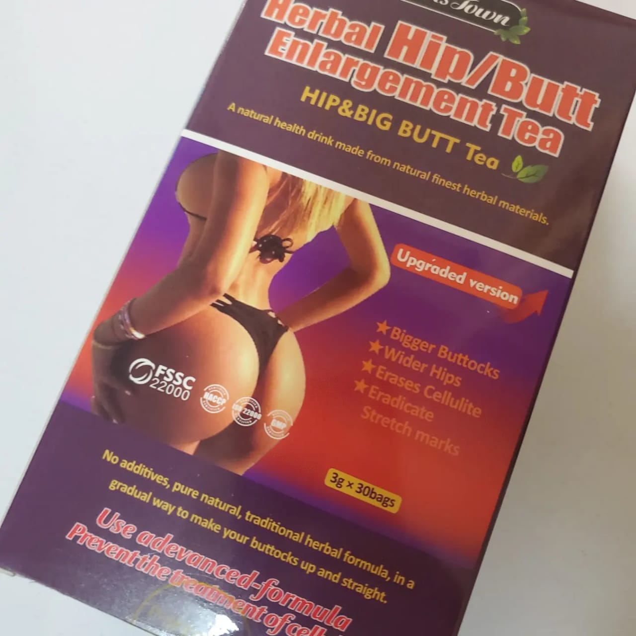 Wins Town Hip Tea Big Butt Enhancement Buttock Firming Abundant Supplements Herbal Hip Tea 150g As Pictured