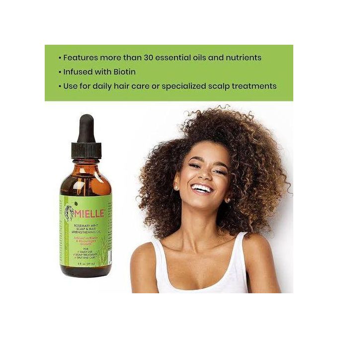 Rosemary Mint Scalp & Hair Strengthening Oil- Scalp Treatment