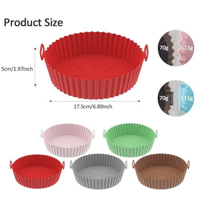 Air Fryer Silicone Baking Tray Reusable Basket Mat