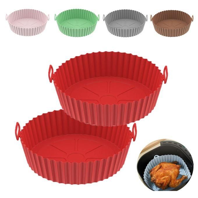 Air Fryer Silicone Baking Tray Reusable Basket Mat