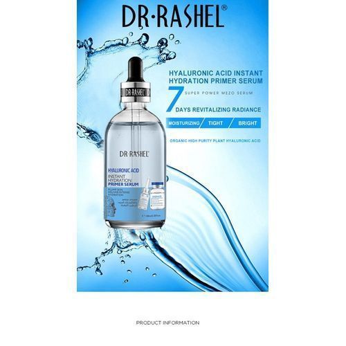 Dr. Rashel Hyaluronic Acid Instant Hydration Serum- 100ml Achieve Ultimate Hydration , Moisturizer - Anti-Wrinkle - Anti-Aging - Firming - Nourishing And a Youthful Glow
