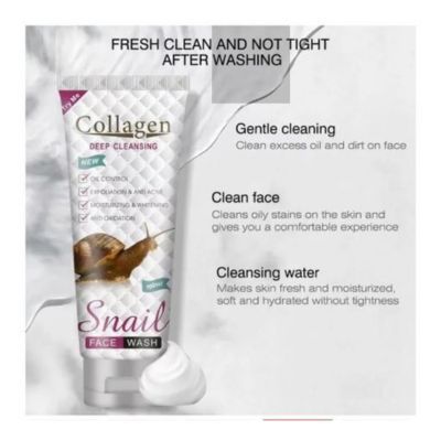 Snail Collagen Deep Cleaning Face Wash 100ml