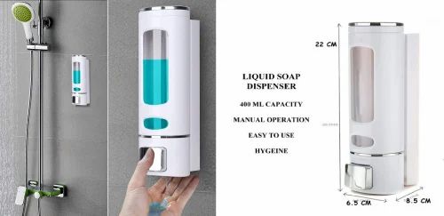 High Quality Wall Mounted Manual Hand Sanitizer And Soap Dispenser/Pump, Good to Install Next to Your Handwashing Sink