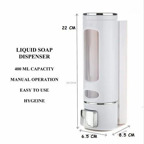 High Quality Wall Mounted Manual Hand Sanitizer And Soap Dispenser/Pump, Good to Install Next to Your Handwashing Sink