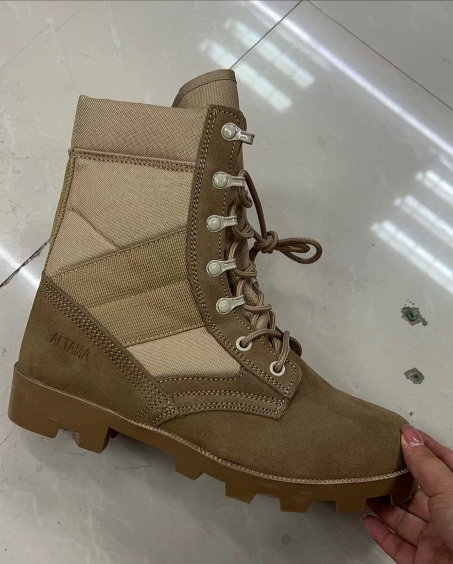 ORIGINAL LEATHER ALTAMA BOOTS, TACTICAL MILITARY BOOTS, CAMOUFLAGE BOOTS. HEAVY DUTY.