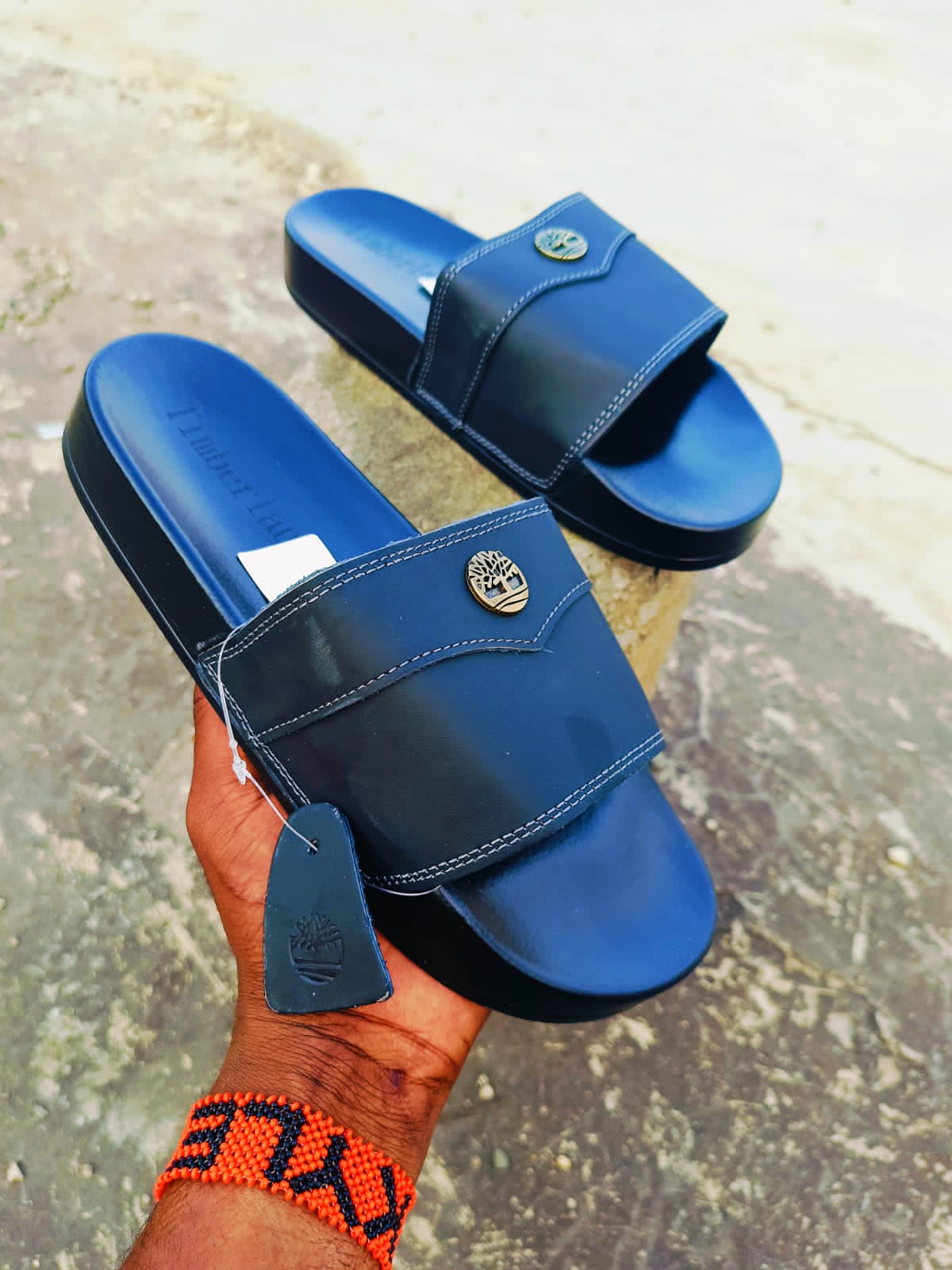 Original Timberland Slides, Fashionable and Classy Slides, Slip on, very durable and comfortable.